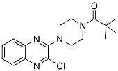 1-[4-(3-Chloroquinoxalin-2-yl)piperazino]-2,2-dimethylpropan-1-one 结构式
