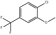 2-氯-5--(三氟甲基)苯甲醚 结构式