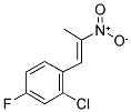 1-(2-CHLORO-4-FLUOROPHENYL)-2-NITROPROPENE 结构式