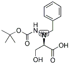 (R)-(-)-N(ALPHA)-BENZYL-N(BETA)-BOC-(D)-HYDRAZINOSERINE 结构式