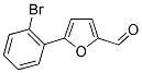5-(2-BROMO-PHENYL)-FURAN-2-CARBALDEHYDE 结构式