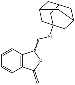 3-[(1-ADAMANTYLAMINO)METHYLENE]-2-BENZOFURAN-1(3H)-ONE 结构式