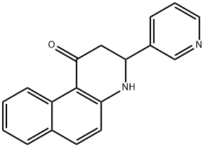 3-(吡啶-3-基)-3,4-二氢苯并[F]喹啉-1(2H)-酮 结构式