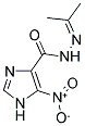 N'-(1-METHYLETHYLIDENE)-5-NITRO-1H-IMIDAZOLE-4-CARBOHYDRAZIDE 结构式