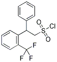 2-苯基-2-(2-(三氟甲基)苯基)乙烷-1-磺酰氯 结构式