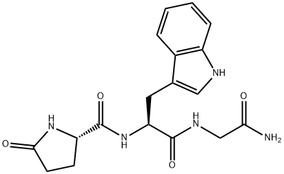 PYR-TRP-GLY-NH2 结构式