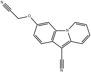3-(氰基甲氧基)吡啶并[1,2-A]吲哚-10-甲腈 结构式