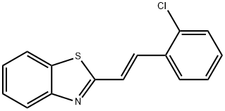 2-(2-CHLOROSTYRYL)-1,3-BENZOTHIAZOLE 结构式