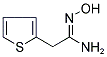 N'-HYDROXY-2-(2-THIENYL)ETHANIMIDAMIDE 结构式