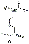 L-CYSTINE (15N2) 结构式