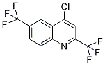 2,6-BIS(TRIFLUOROMETHYL)-4-CHLOROQUINOLINE 结构式
