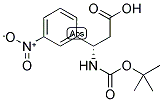BOC-(S)-3-AMINO-3-(3-NITRO-PHENYL)-PROPIONIC ACID 结构式