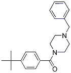 4-(TERT-BUTYL)PHENYL 4-BENZYLPIPERAZINYL KETONE 结构式