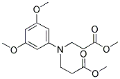 METHYL 3-[3,5-DIMETHOXY(3-METHOXY-3-OXOPROPYL)ANILINO]PROPANOATE 结构式