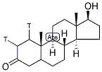 DIHYDROTESTOSTERONE, [1,2-3H] 结构式