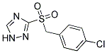 3-[(4-CHLOROBENZYL)SULFONYL]-1H-1,2,4-TRIAZOLE 结构式