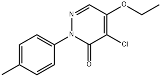 4-CHLORO-5-ETHOXY-2-(4-METHYLPHENYL)-3(2H)-PYRIDAZINONE 结构式