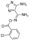 4-AMINO-N'-((2-CHLOROBENZOYL)OXY)-1,2,5-OXADIAZOLE-3-CARBOXIMIDAMIDE 结构式