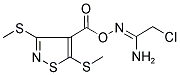 N'-(([3,5-BIS(METHYLTHIO)ISOTHIAZOL-4-YL]CARBONYL)OXY)-2-CHLOROETHANIMIDAMIDE 结构式