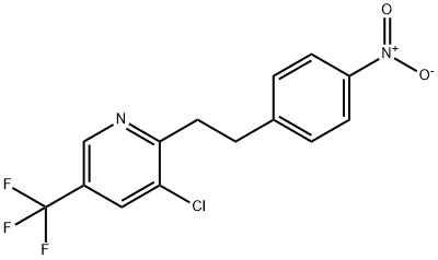3-CHLORO-2-(4-NITROPHENETHYL)-5-(TRIFLUOROMETHYL)PYRIDINE 结构式