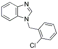 1-(2-CHLOROBENZYL)-1H-BENZIMIDAZOLE 结构式