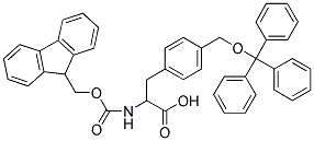 FMOC-D, L-PHE(4-CH2-O-TRT) 结构式