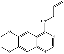 N-ALLYL-6,7-DIMETHOXY-4-QUINAZOLINAMINE 结构式