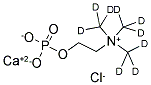 PHOSPHORYL CHOLINE-D9 CHLORIDE CALCIUM SALT 结构式