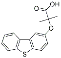 2-(DIBENZO[B,D]THIEN-2-YLOXY)-2-METHYLPROPANOIC ACID 结构式