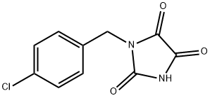 1-(4-CHLOROBENZYL)-1H-IMIDAZOLE-2,4,5(3H)-TRIONE 结构式