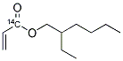 2-ETHYLHEXYL ACRYLATE, [1-14C] 结构式