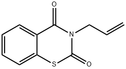 3-ALLYL-2H-1,3-BENZOTHIAZINE-2,4(3H)-DIONE 结构式