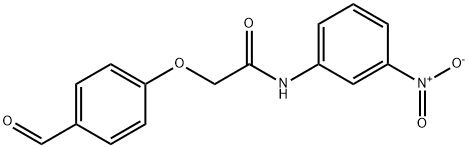 2-(4-FORMYL-PHENOXY)-N-(3-NITRO-PHENYL)-ACETAMIDE 结构式