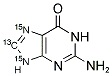 GUANINE (8-13C; 7,9-15N2) 结构式