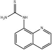 N-(8-QUINOLINYL)THIOUREA 结构式