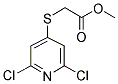 2-[(2,6-DICHLOROPYRIDIN-4-YL)THIO]ACETIC ACID, METHYL ESTER 结构式