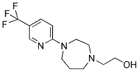 2-(4-[5-(TRIFLUOROMETHYL)PYRIDIN-2-YL]-1,4-DIAZEPAN-1-YL)ETHAN-1-OL 结构式