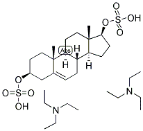 5-ANDROSTEN-3-BETA, 17B-DIOL DISULPHATE DITRIMETHYL AMMONIUM SALT 结构式