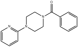 PHENYL 4-(2-PYRIDYL)PIPERAZINYL KETONE 结构式