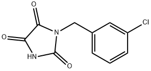 1-(3-CHLOROBENZYL)-1H-IMIDAZOLE-2,4,5(3H)-TRIONE 结构式