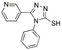 4-PHENYL-5-PYRIDIN-3-YL-4H-[1,2,4]TRIAZOLE-3-THIOL 结构式