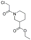 1-(2-CHLORO-ACETYL)-PIPERIDINE-3-CARBOXYLIC ACID ETHYL ESTER 结构式
