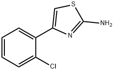 4-(2-氯苯基)-1,3-噻唑-2-胺 结构式
