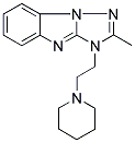 2-METHYL-3-(2-PIPERIDIN-1-YLETHYL)-3H-[1,2,4]TRIAZOLO[1,5-A]BENZIMIDAZOLE 结构式