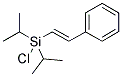 PHENYLETHENYLDIISOPROPYLCHLOROSILANE 结构式