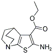 ETHYL 4-AMINO-3-THIA-1-AZATRICYCLO[5.2.2.0'2,6']UNDECA-2(6),4-DIENE-5-CARBOXYLATE 结构式