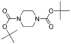 PIPERAZINE-1,4-DICARBOXYLIC ACID DI-TERT-BUTYL ESTER 结构式