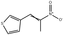 3-(2-硝基-1-丙烯)噻吩 结构式