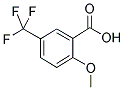 2-METHOXY-5-(TRIFLUOROMETHYL)BENZOIC ACID 结构式