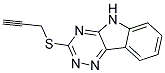 2-PROPYNYL 5H-[1,2,4]TRIAZINO[5,6-B]INDOL-3-YL SULFIDE 结构式